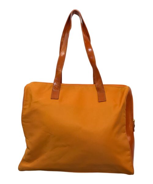 GIVENCHY（ジバンシィ）GIVENCHY (ジバンシィ) ナイロンハンドバッグ オレンジの古着・服飾アイテム