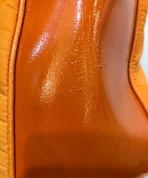 GIVENCHY（ジバンシィ）GIVENCHY (ジバンシィ) ナイロンハンドバッグ オレンジの古着・服飾アイテム