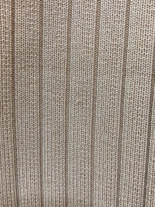 Noble（ノーブル）Noble (ノーブル) ランダムリブマーメイドニットワンピース ベージュ サイズ:不明(実寸をご参照下さい)の古着・服飾アイテム