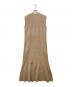 Noble (ノーブル) ランダムリブマーメイドニットワンピース ベージュ サイズ:不明(実寸をご参照下さい)：5000円