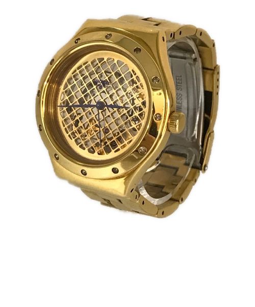 SWATCH（スウォッチ）SWATCH (スウォッチ) BOLEYN ゴールドの古着・服飾アイテム