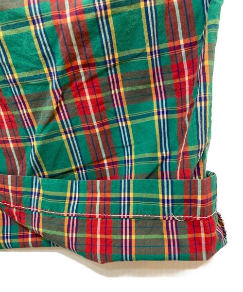 OLD STUSSY（オールドステューシー）OLD STUSSY (オールドステューシー) ハーフパンツ レッド×グリーン サイズ:Mの古着・服飾アイテム