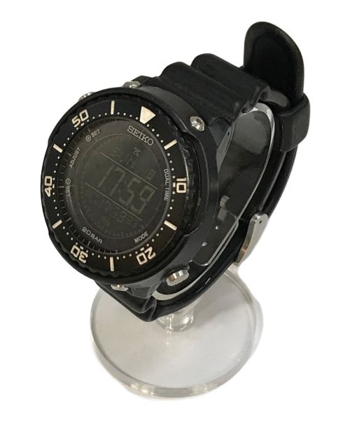 SEIKO（セイコー）SEIKO (セイコー) LOWERCASE (ロウワーケース) PROSPEX FIELDMASTER ブラックの古着・服飾アイテム