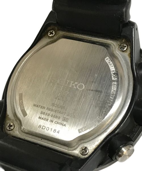 SEIKO（セイコー）SEIKO (セイコー) LOWERCASE (ロウワーケース) PROSPEX FIELDMASTER ブラックの古着・服飾アイテム