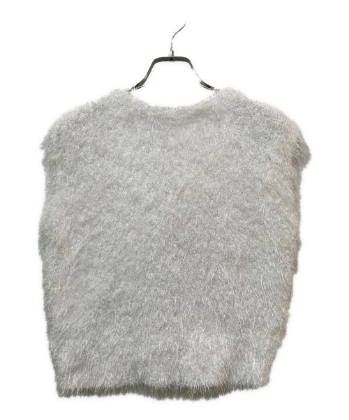 CELFORD（セルフォード）CELFORD (セルフォード) フラッフィーニットベスト　CWNT244019 ホワイト サイズ:FREE 未使用品の古着・服飾アイテム