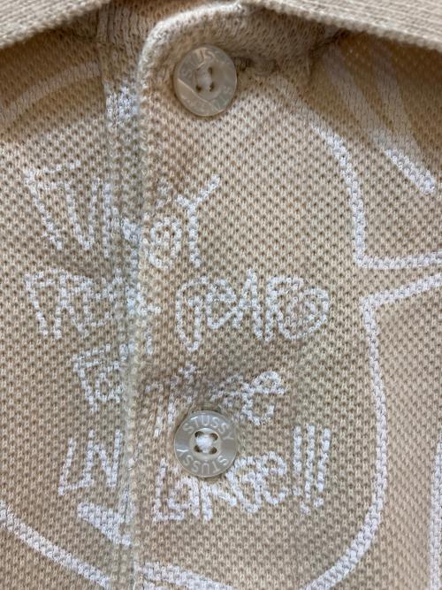 stussy（ステューシー）stussy (ステューシー) ポロシャツ ベージュ サイズ:XLARGEの古着・服飾アイテム