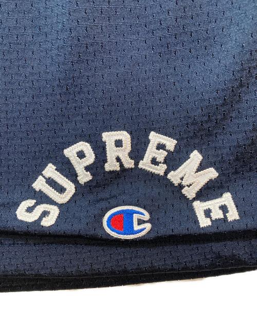 SUPREME（シュプリーム）SUPREME (シュプリーム) Champion (チャンピオン) Mesh Short ネイビー サイズ:MEDIUMの古着・服飾アイテム