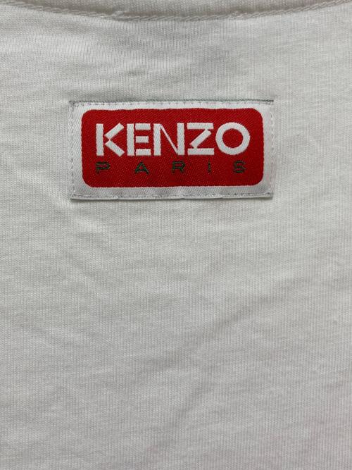 KENZO（ケンゾー）KENZO (ケンゾー) エレファントプリントTシャツ FE55TS1894SG ホワイト サイズ:Mの古着・服飾アイテム