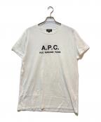 A.P.C.アーペーセー）の古着「ロゴTシャツ」｜ホワイト