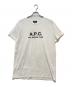 A.P.C.（アーペーセー）の古着「ロゴTシャツ」｜ホワイト