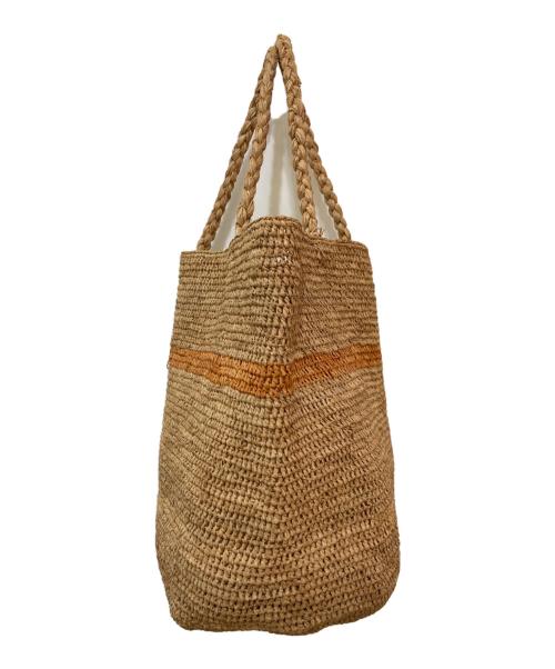 MADE IN MADA（メイドイン マダ）MADE IN MADA (メイドイン マダ) カゴトートバッグ ブラウン 未使用品の古着・服飾アイテム