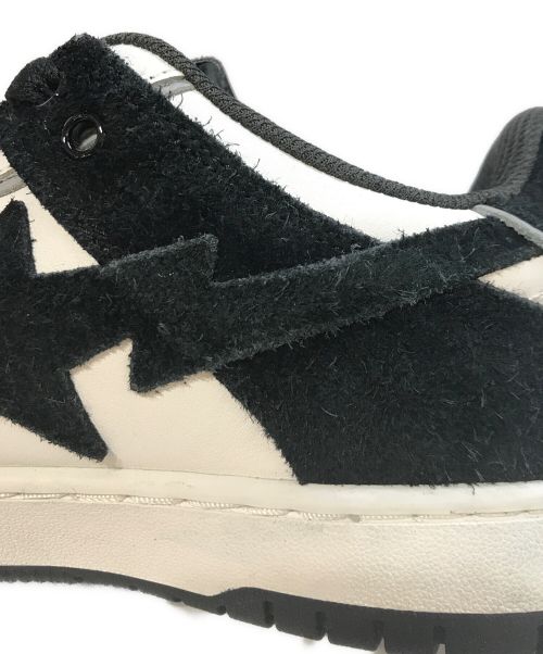A BATHING APE（アベイシングエイプ）A BATHING APE (アベイシングエイプ) BAPE SK8 STA ホワイト×ブラック サイズ:26の古着・服飾アイテム