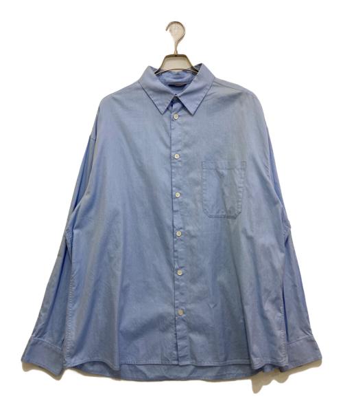 :CASE（ケイス）:CASE (ケイス) オーバーサイズシャツ ブルー サイズ:Lの古着・服飾アイテム