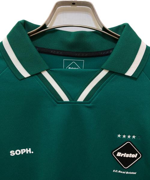 F.C.R.B.（エフシーレアルブリストル）F.C.R.B. (エフシーレアルブリストル) GAME SHIRT　FCRB-230014 グリーン サイズ:Lの古着・服飾アイテム