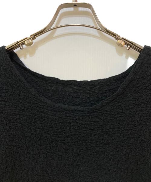 me ISSEY MIYAKE（ミーイッセイ ミヤケ）me ISSEY MIYAKE (ミーイッセイ ミヤケ) カリフラワーカットソー　MI55FK009 ブラック サイズ:不明(実寸をご参照下さい)の古着・服飾アイテム