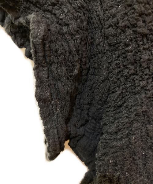 me ISSEY MIYAKE（ミーイッセイ ミヤケ）me ISSEY MIYAKE (ミーイッセイ ミヤケ) カリフラワーカットソー　MI55FK009 ブラック サイズ:不明(実寸をご参照下さい)の古着・服飾アイテム