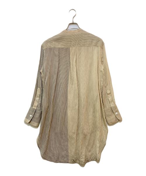 INSCRIRE（アンスクリア）INSCRIRE (アンスクリア) クレイジーパターンシャツ　I19SS-SH26C ベージュ サイズ:サイズ表記なしの古着・服飾アイテム