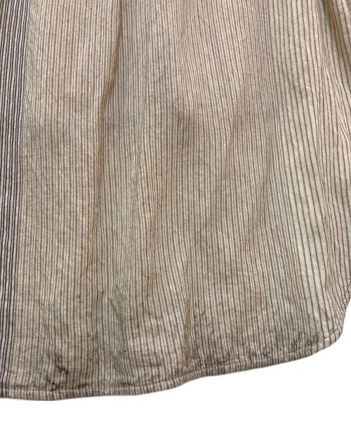 INSCRIRE（アンスクリア）INSCRIRE (アンスクリア) クレイジーパターンシャツ　I19SS-SH26C ベージュ サイズ:サイズ表記なしの古着・服飾アイテム