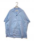 KOLORカラー）の古着「S/Sプルオーバーシャツ」｜ブルー