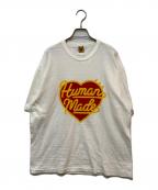 HUMAN MADEヒューマンメイド）の古着「プリントTシャツ」｜ホワイト