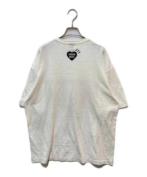 HUMAN MADE（ヒューマンメイド）HUMAN MADE (ヒューマンメイド) プリントTシャツ ホワイト サイズ:２XLの古着・服飾アイテム