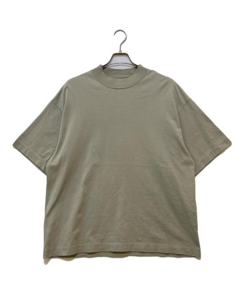 MARKAWARE（マーカウェア）MARKAWARE (マーカウェア) BIG Tee MOCKNECK S/S ベージュ サイズ:2の古着・服飾アイテム