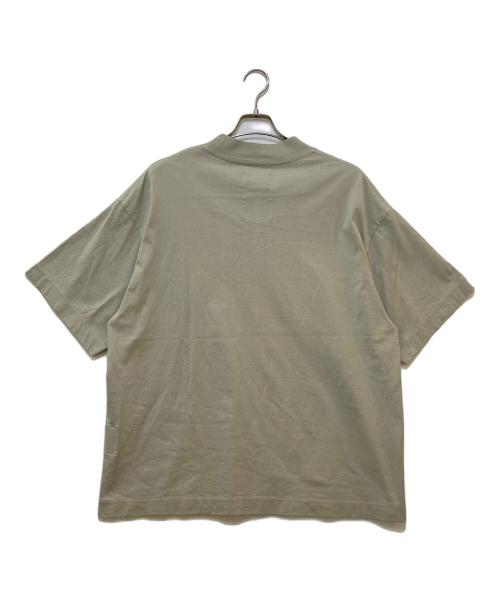 MARKAWARE（マーカウェア）MARKAWARE (マーカウェア) BIG Tee MOCKNECK S/S ベージュ サイズ:2の古着・服飾アイテム