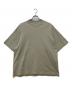 MARKAWARE（マーカウェア）の古着「BIG Tee MOCKNECK S/S」｜ベージュ