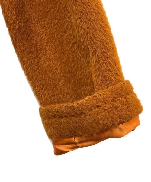 MaxMara（マックスマーラ）MaxMara (マックスマーラ) アルパカウールビッグカラージャケット オレンジ サイズ:下記参照の古着・服飾アイテム