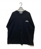 CDGシーディージー）の古着「オーバーサイズロゴTシャツ」｜ブラック