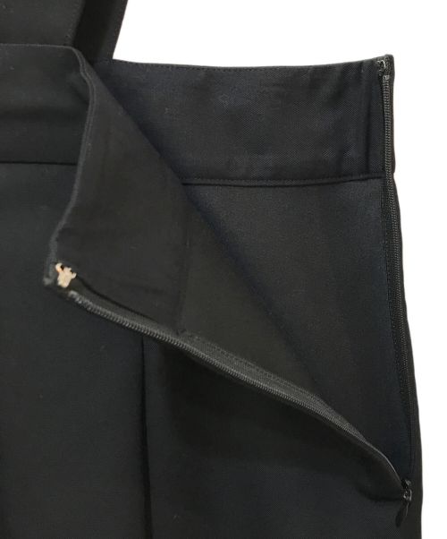 TAO COMME des GARCONS（タオ コムデギャルソン）TAO COMME des GARCONS (タオ コムデギャルソン) ウールギャバ後染ジャンパースカート TK-A003 ブラック サイズ:Mの古着・服飾アイテム