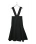 TAO COMME des GARCONS (タオ コムデギャルソン) ウールギャバ後染ジャンパースカート TK-A003 ブラック サイズ:M：19000円