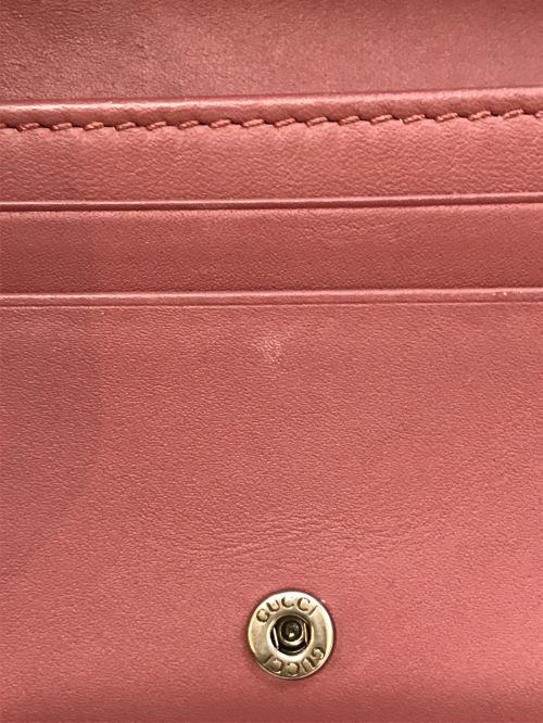 GUCCI（グッチ）GUCCI (グッチ) GGブルームスコンパクトウォレット 453176 ベージュの古着・服飾アイテム