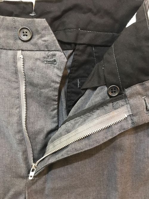 Engineered Garments（エンジニアドガーメンツ）Engineered Garments (エンジニアド ガーメンツ) シンチバックトラウザーズ グレー サイズ:32の古着・服飾アイテム