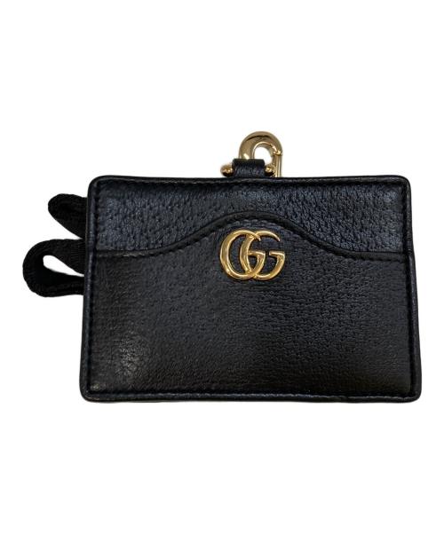 GUCCI（グッチ）GUCCI (グッチ) GGパスケース ブラックの古着・服飾アイテム