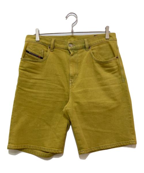 DIESEL（ディーゼル）DIESEL (ディーゼル) デニムハーフパンツ イエロー サイズ:30の古着・服飾アイテム
