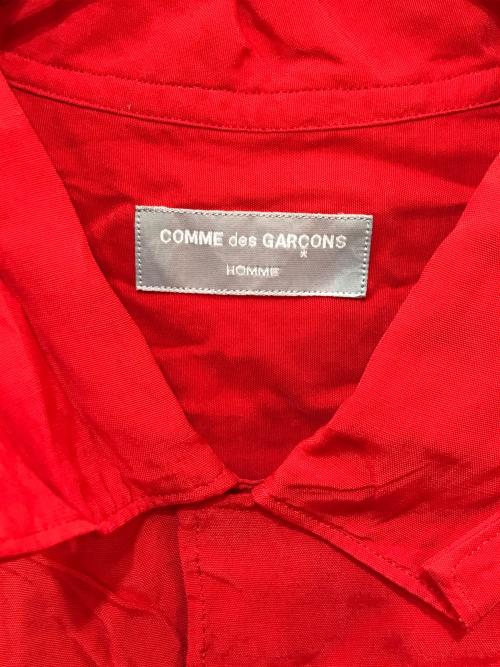 COMME des GARCONS HOMME（コムデギャルソン オム）COMME des GARCONS HOMME (コムデギャルソン オム) レーヨンS/Sシャツ　HB-100600 レッド サイズ:Sの古着・服飾アイテム