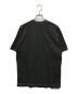 COMME des GARCONS HOMME (コムデギャルソン オム) 製品染めロゴバッチTシャツ　HJ-T032 ブラック サイズ:サイズ表記なし：15000円