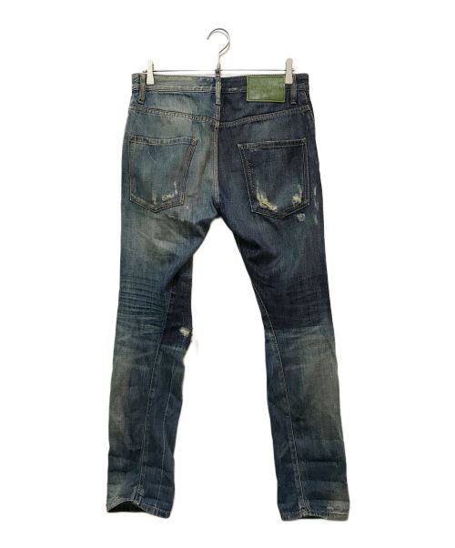 DSQUARED2（ディースクエアード）DSQUARED2 (ディースクエアード) CLASSIC KENNY TWISTデニムパンツ S74LA0893 インディゴ サイズ:44の古着・服飾アイテム