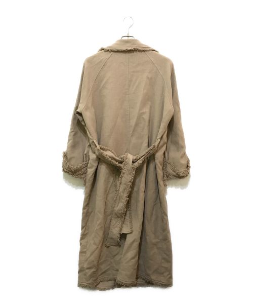 glam lips（グラムリップス）glam lips (グラムリップス) フリンジコート ベージュ サイズ:FREEの古着・服飾アイテム