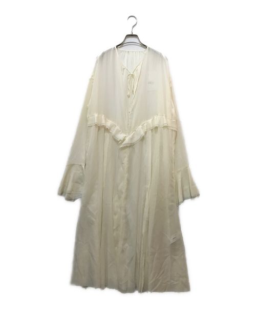 Ameri VINTAGE（アメリヴィンテージ）Ameri VINTAGE (アメリヴィンテージ) SHEER CUT OFF LONG TOP ホワイト サイズ:F 未使用品の古着・服飾アイテム
