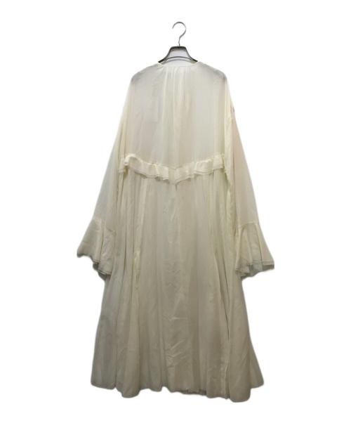 Ameri VINTAGE（アメリヴィンテージ）Ameri VINTAGE (アメリヴィンテージ) SHEER CUT OFF LONG TOP ホワイト サイズ:F 未使用品の古着・服飾アイテム