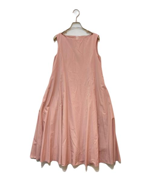 FOXEY NEWYORK（フォクシーニューヨーク）FOXEY NEWYORK (フォクシーニューヨーク) ノースリーブワンピース ピンク サイズ:Mの古着・服飾アイテム