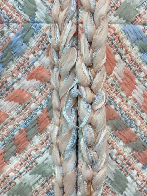 Rene（ルネ）Rene (ルネ) S/Sツイードジャケット　6823160 ピンク サイズ:36の古着・服飾アイテム