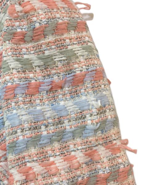 Rene（ルネ）Rene (ルネ) S/Sツイードジャケット　6823160 ピンク サイズ:36の古着・服飾アイテム