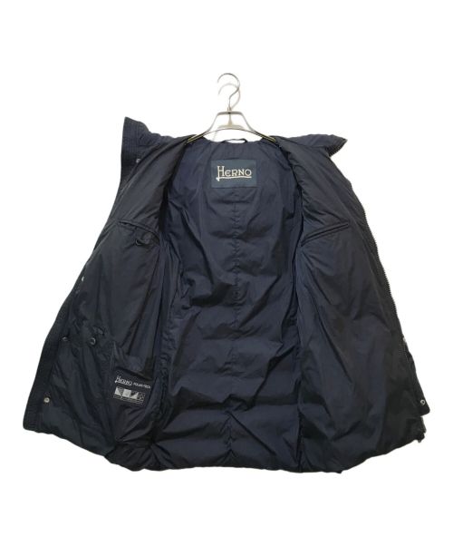 HERNO（ヘルノ）HERNO (ヘルノ) PARKA IN NYLONA CHAMONIX　PI0191U ネイビー サイズ:42の古着・服飾アイテム