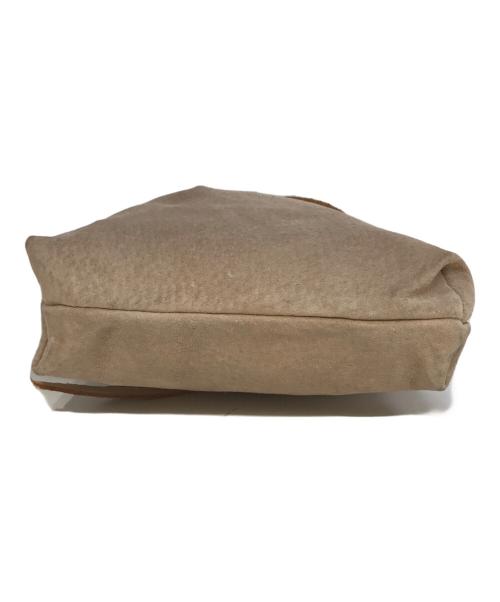 YOHJI YAMAMOTO PARFUMS（ヨウジヤマモト パルファム）YOHJI YAMAMOTO PARFUMS (ヨウジヤマモト パルファム) ピッグレザー巾着ポーチ ベージュの古着・服飾アイテム