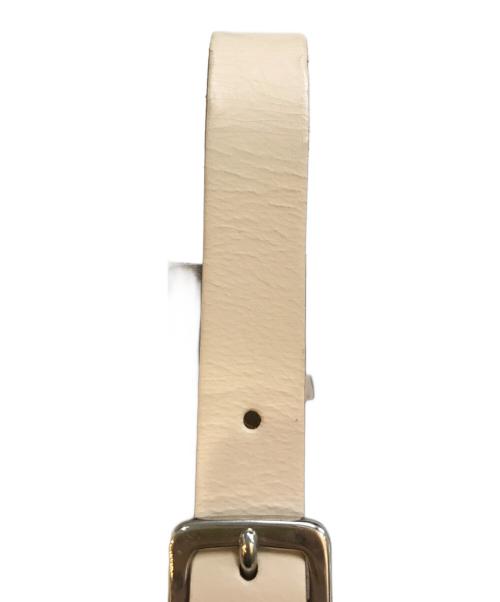 YOHJI YAMAMOTO PARFUMS（ヨウジヤマモト パルファム）YOHJI YAMAMOTO PARFUMS (ヨウジヤマモト パルファム) ピッグレザー巾着ポーチ ベージュの古着・服飾アイテム