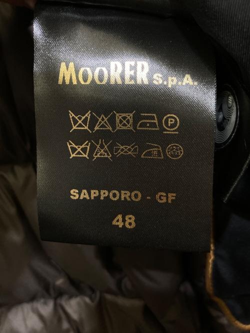 MOORER（ムーレー）MOORER (ムーレー) サッポロダウンコート　SAPPORO-GF ネイビー サイズ:48の古着・服飾アイテム