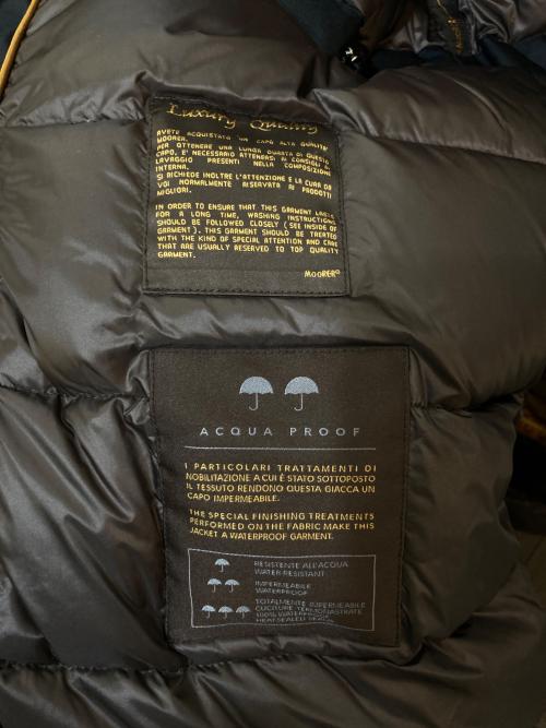 MOORER（ムーレー）MOORER (ムーレー) サッポロダウンコート　SAPPORO-GF ネイビー サイズ:48の古着・服飾アイテム